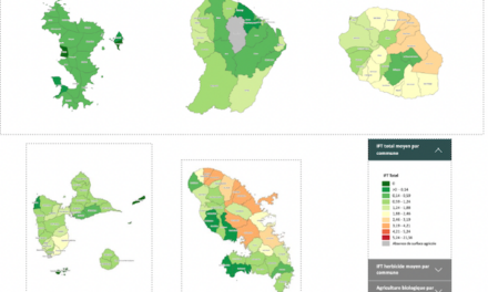 Une carte interactive pour mesurer l’empreinte des pesticides dans les DROM