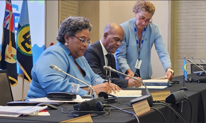 La Martinique signe l’accord d’adhésion à la CARICOM